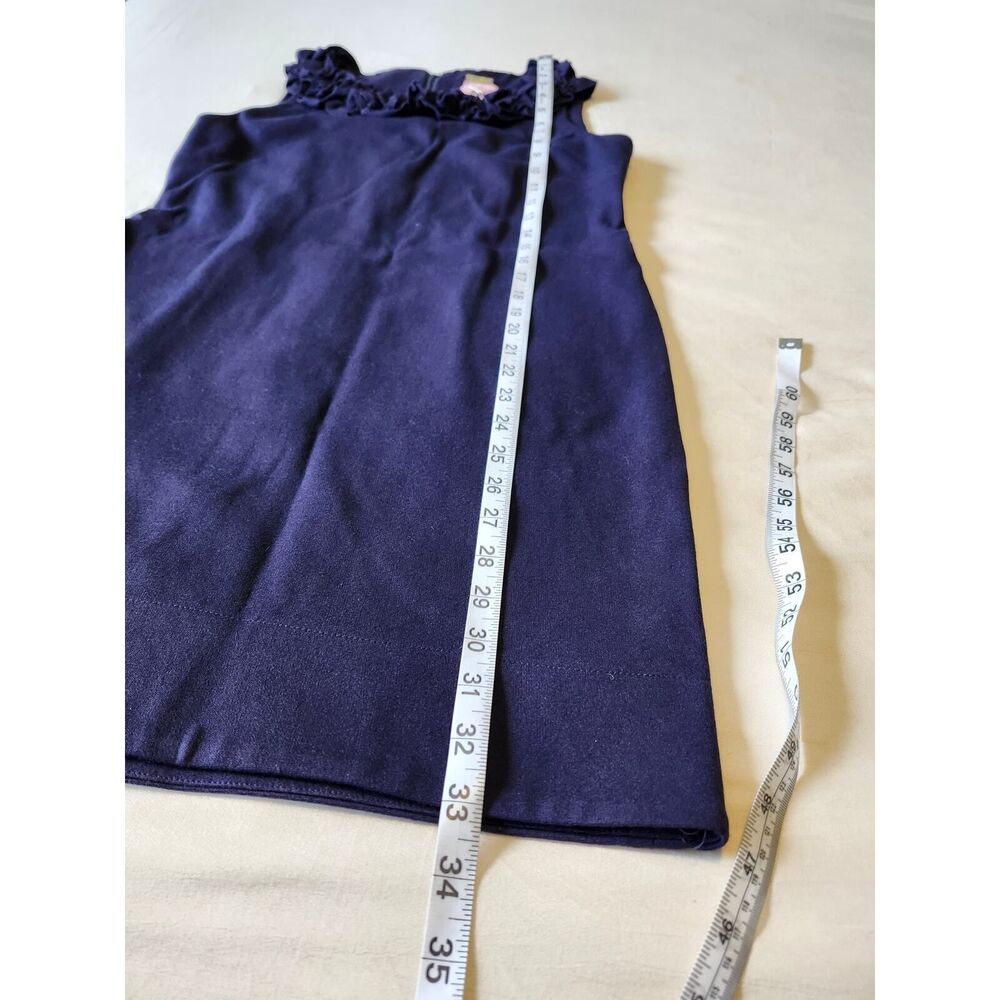 🚨 Just Taylor Navy Blue Nautical Ruffled Neckline Dress size 6 - Picture 11 of 11